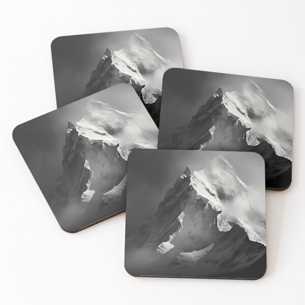 Item preview, Mount Everest - "Monochrome Ascent" designed and sold by codestealth.