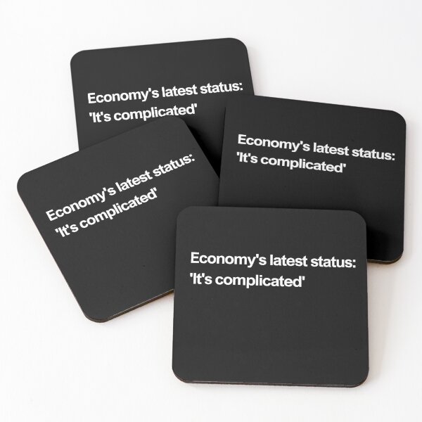 Item preview, Economy's latest status: It's complicated white designed and sold by newprojectvibe.