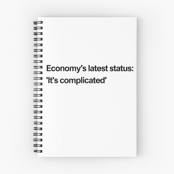 Item preview, Economy's latest status: It's complicated black designed and sold by newprojectvibe.