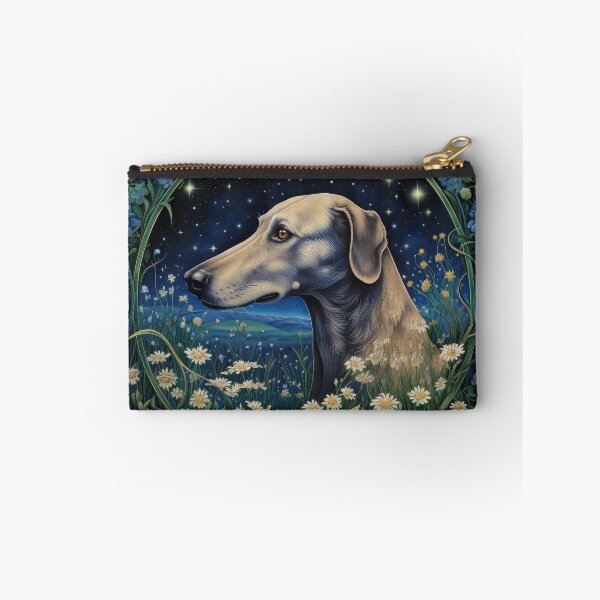 Item preview, Sloughi Arabian Greyhound, dog in vintage retro style designed and sold by WallyPink.