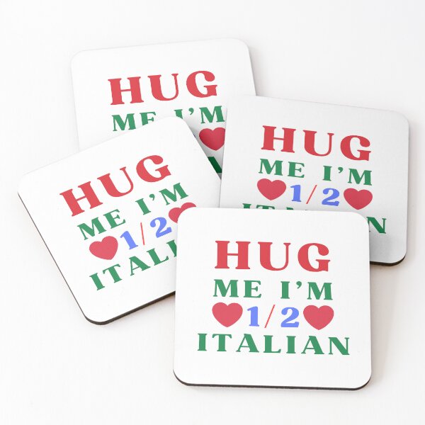 Item preview, Hug Me Im 1/2 Half Italian Funny American Italian designed and sold by RodainaArt.