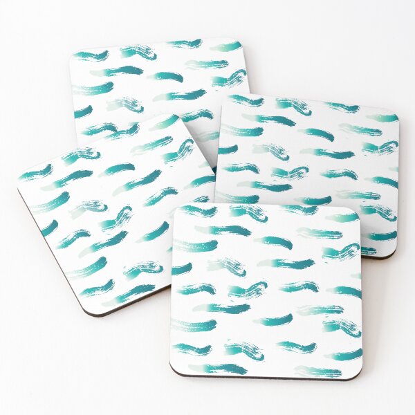 Item preview, Beautiful Blue and Turquoise Paint Brush theme designed and sold by EMMonovi.