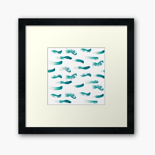Item preview, Beautiful Blue and Turquoise Paint Brush theme designed and sold by EMMonovi.