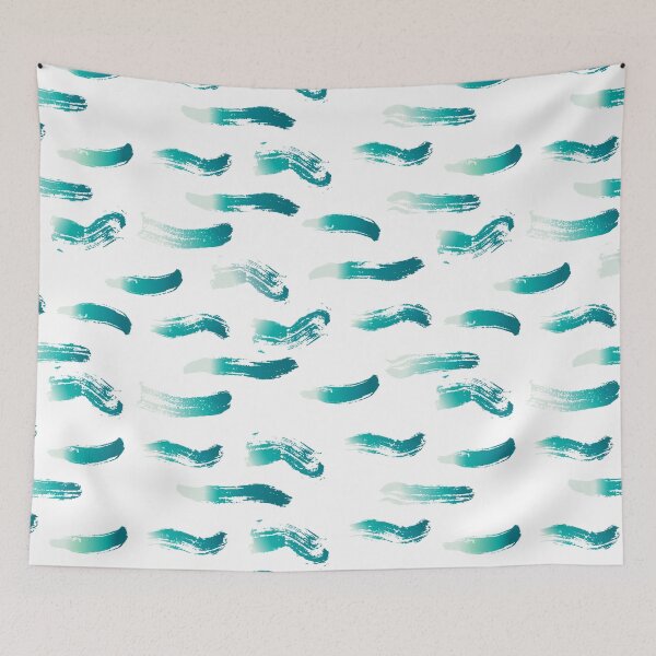 Item preview, Beautiful Blue and Turquoise Paint Brush theme designed and sold by EMMonovi.
