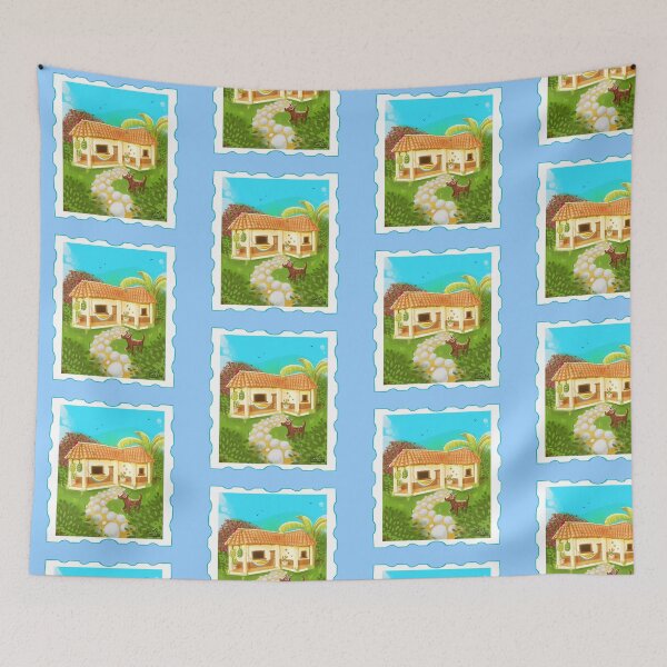 Item preview, Estampilla Casita en Honduras designed and sold by JenChibi.