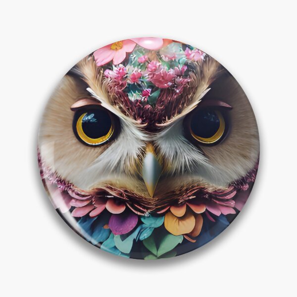Item preview, Cute Owl Covered In Flowers designed and sold by TheArtOfPat.