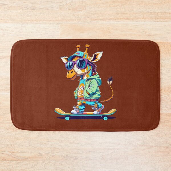 Item preview, Giraffe on Skateboard designed and sold by box-artshop.