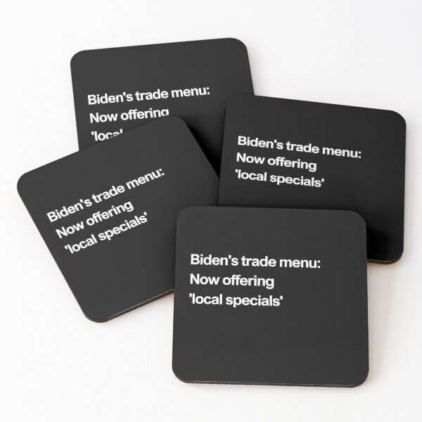 Item preview, Biden's trade menu: now offering 'local specials’ white designed and sold by newprojectvibe.