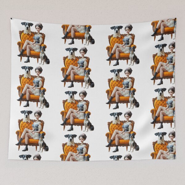 Item preview, The Duchess and her dogs designed and sold by NgaeDesign.