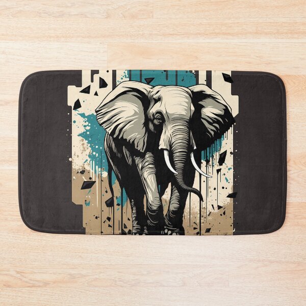 Item preview, Creative retro elephant design designed and sold by randrdesign.