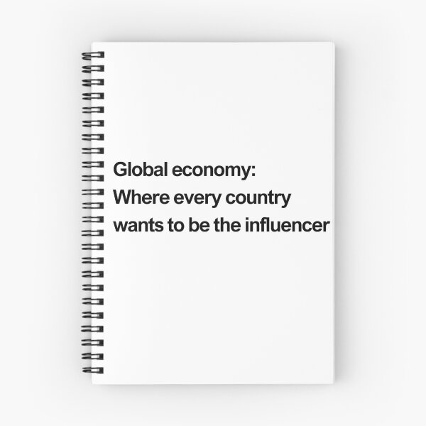 Item preview, Global economy: where every country wants to be the influencer black designed and sold by newprojectvibe.