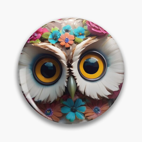 Item preview, Cute Owl Covered In Flowers designed and sold by TheArtOfPat.