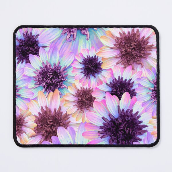 Item preview, Trippy Daisies in Bright Colors Seamless Pattern designed and sold by AloraDawnEve.