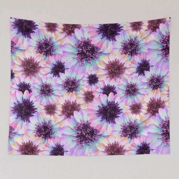 Item preview, Trippy Daisies in Bright Colors Seamless Pattern designed and sold by AloraDawnEve.