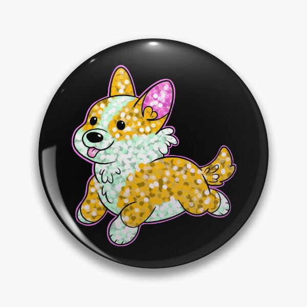 Item preview, Cute Glitter Corgie designed and sold by DrawsCutePaws.