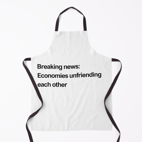 Item preview, Global news: Economies unfriending each other - black designed and sold by newprojectvibe.