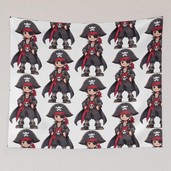Item preview, Cute Little Cartoon Pirate Boy Swashbuckler designed and sold by CGSGraphics.