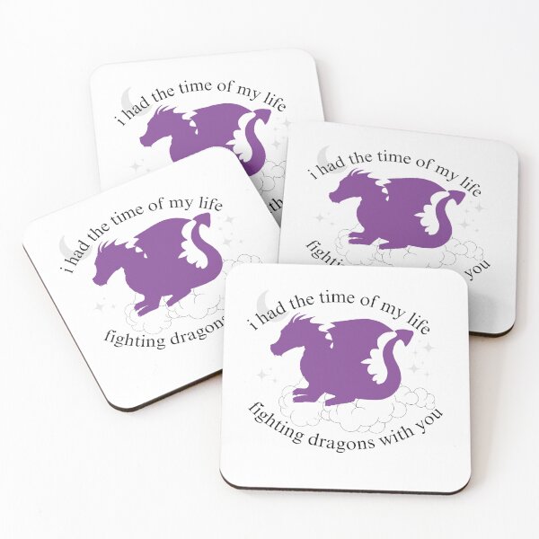 Item preview, fighting dragons - purple designed and sold by aprettypenny.