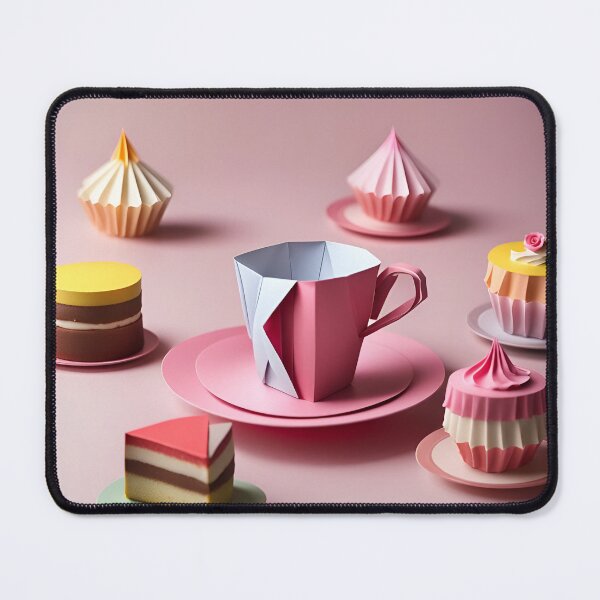 Item preview, Origami Art - Tea Time Delight: A Perfect Pairing of Elegance and Sweetness designed and sold by ArtfulFolds.