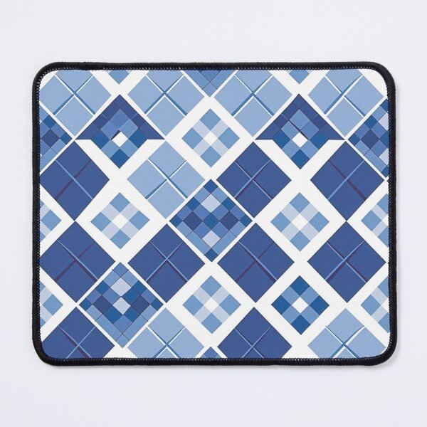 Item preview, Blue Argyle Pattern - Diamonds in Diamonds designed and sold by HausKatz.