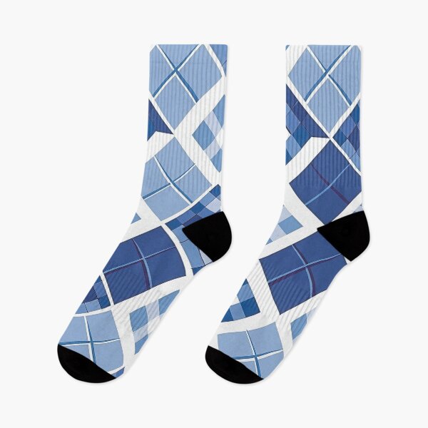 Item preview, Blue Argyle Pattern - Diamonds in Diamonds designed and sold by HausKatz.