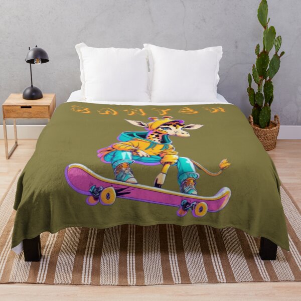 Item preview,  Giraffe on Skateboard designed and sold by box-artshop.