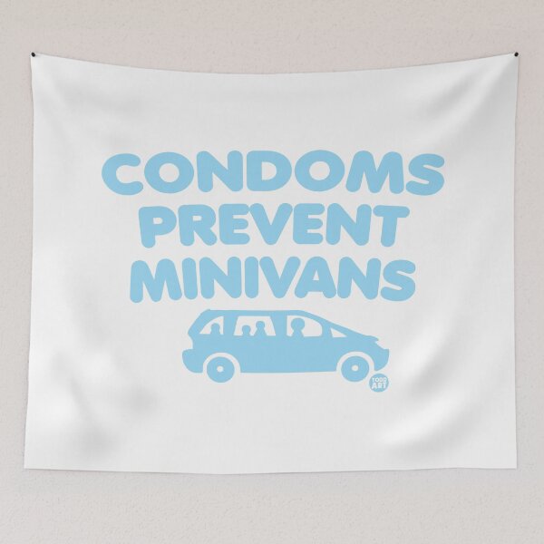 Item preview, Condoms Prevent Minivans designed and sold by TODD GOLDMAN.