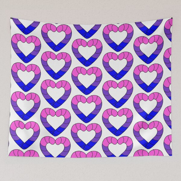 Item preview, Bisexual Pride Flag Candy Cane designed and sold by HarveyHandcraftsandDesigns.