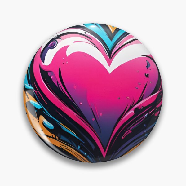 Item preview, Colorful Graffiti Hearts designed and sold by DisneyKrayzie.