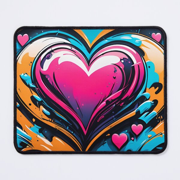 Item preview, Colorful Graffiti Hearts designed and sold by DisneyKrayzie.