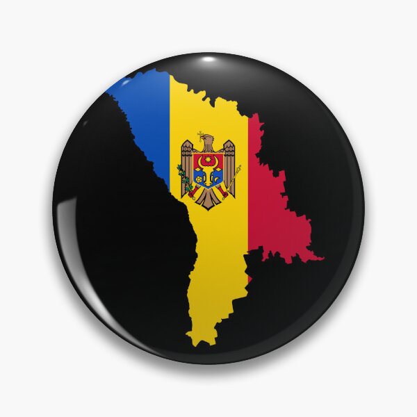 Item preview, Flag Map of Moldova designed and sold by feether-store.