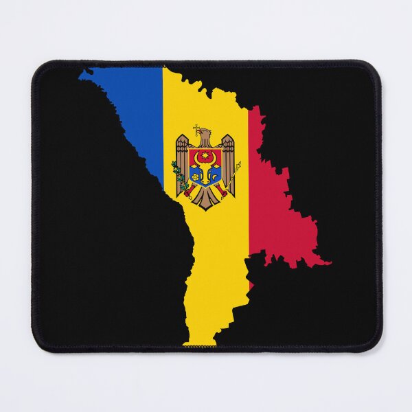 Item preview, Flag Map of Moldova designed and sold by feether-store.