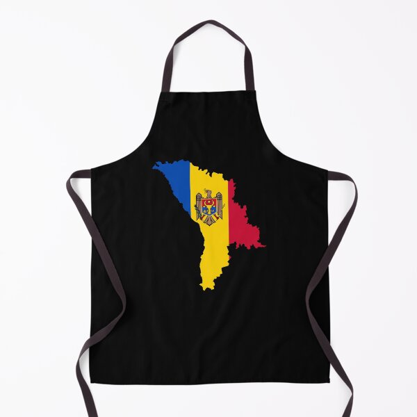 Item preview, Flag Map of Moldova designed and sold by feether-store.