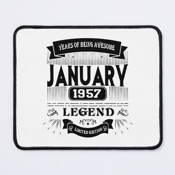 Item preview, Legend Were Born in January 1957 Limited Edition, Birthday Gift, Perfectly Aged years of Being Awesome Vintage 67th Birthday designed and sold by DjenShop.