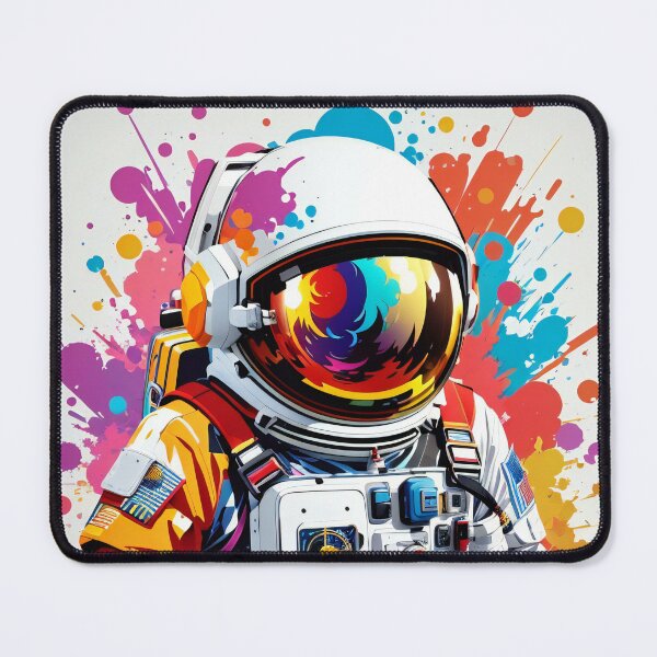 Item preview, Spaceman Canvas: Cosmic Vibrance Colour and Exploration designed and sold by ArtComixHaven.