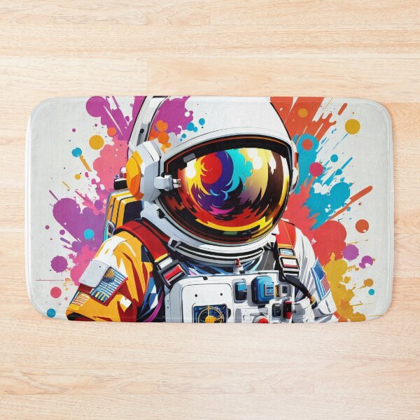 Item preview,  Spaceman Canvas: Cosmic Vibrance Colour and Exploration designed and sold by ArtComixHaven.