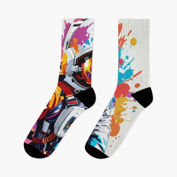 Item preview,  Spaceman Canvas: Cosmic Vibrance Colour and Exploration designed and sold by ArtComixHaven.