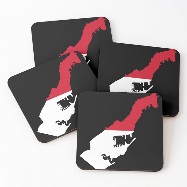 Item preview, Flag Map of Monaco designed and sold by feether-store.