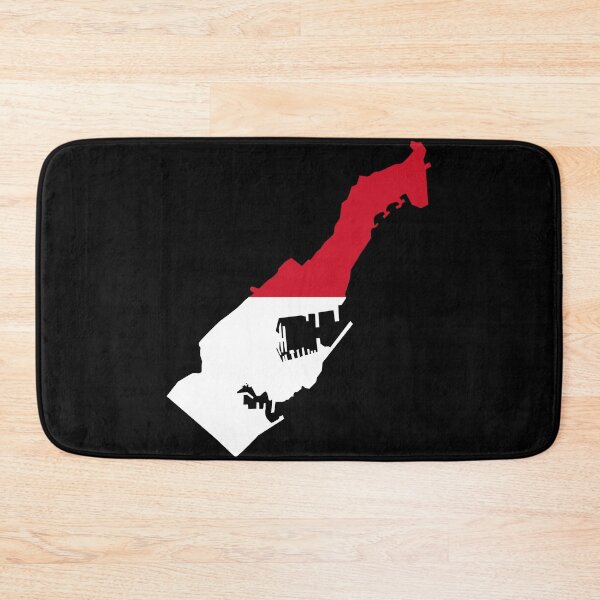 Item preview, Flag Map of Monaco designed and sold by feether-store.
