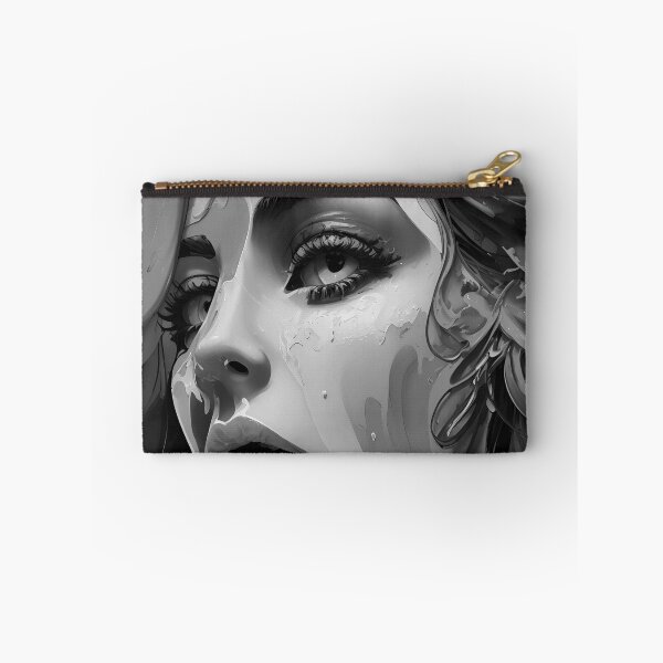 Item preview, beautiful and feminine woman's face black and white retro urban style designed and sold by Carlos Gudino.