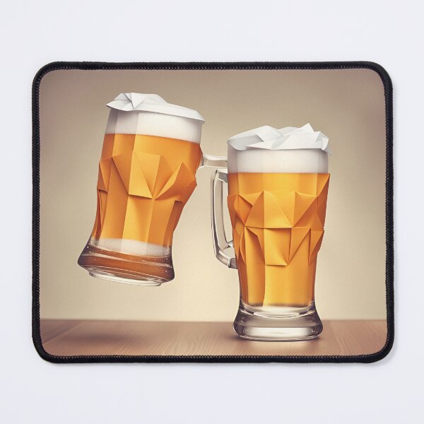 Item preview, Origami Art - Cheers to Two: A Toast of Twin Pints designed and sold by ArtfulFolds.
