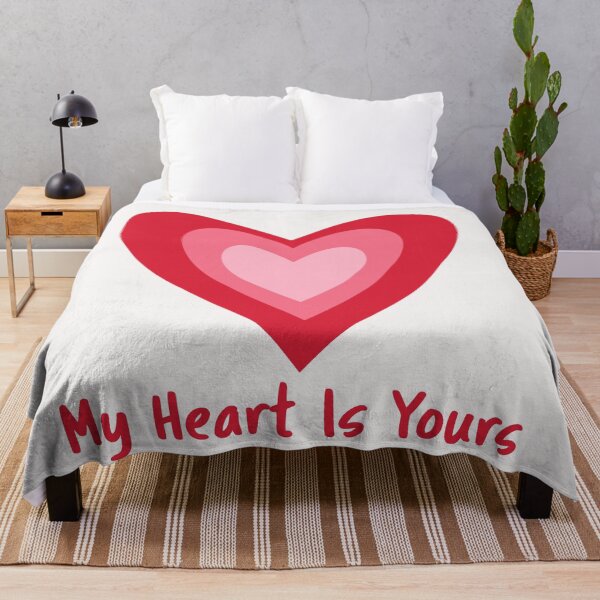 Item preview, My Heart is Yours Retro Heart Valentines day designed and sold by Yasminepatterns .