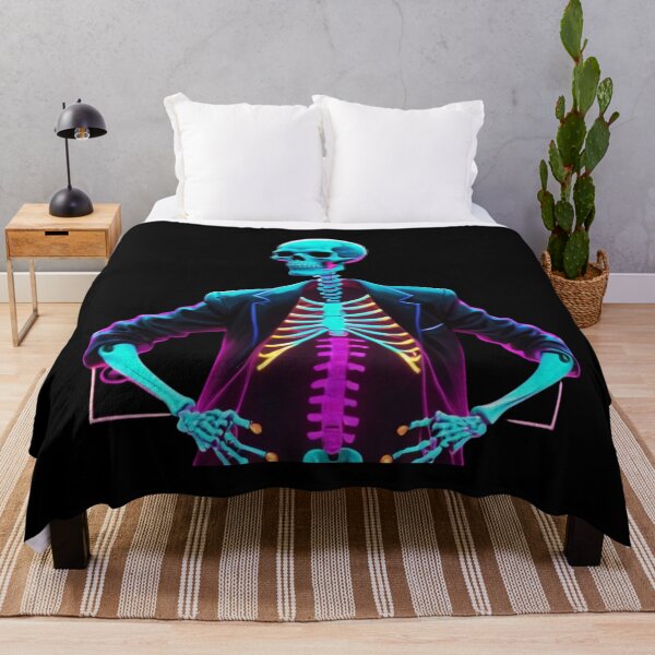 Item preview, Preppy Skeleton in Vibrant Jacket designed and sold by ReyhansArtWorld.