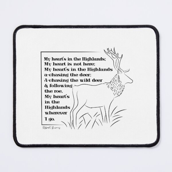 Item preview, My Heart's in the Highlands - Stag designed and sold by ChapterAndMirth.
