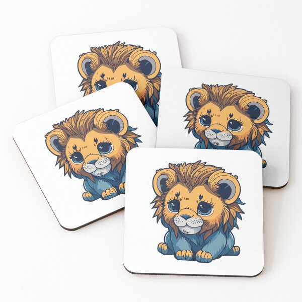 Item preview, Baby Blue Lion: 3D Charm designed and sold by Julius-CodeArt.