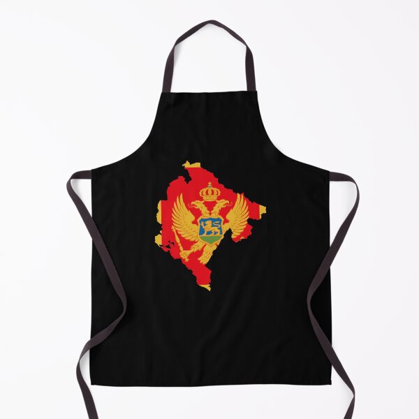 Item preview, Flag Map of Montenegro designed and sold by feether-store.