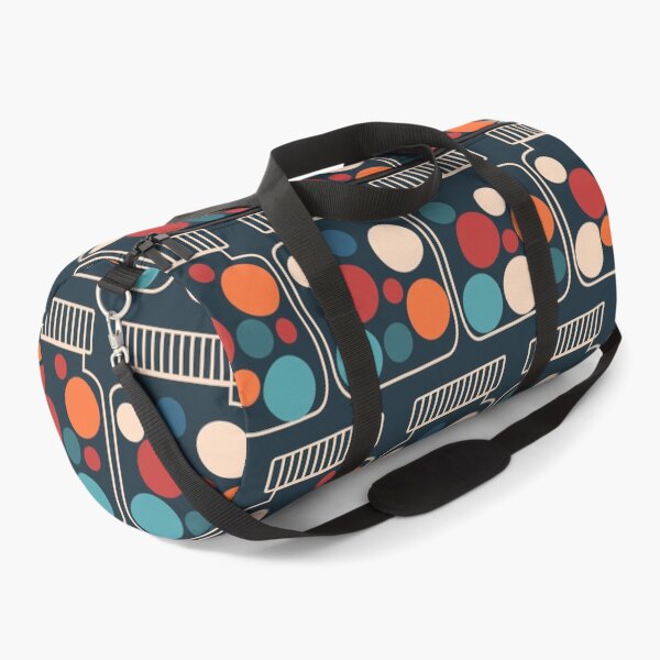 Item preview, Retro pattern No.56c-  retro jars oranges and blue designed and sold by TalkingHerds.