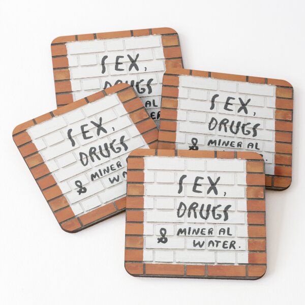 Item preview, SEX, DRUGS AND MINERAL WATER designed and sold by BootsNCatsStore.
