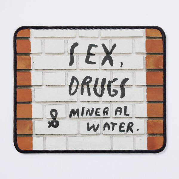 Item preview, SEX, DRUGS AND MINERAL WATER designed and sold by BootsNCatsStore.