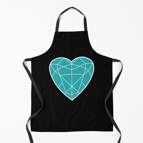 Item preview, Diamond jewel aqua heart designed and sold by jazzydevil.